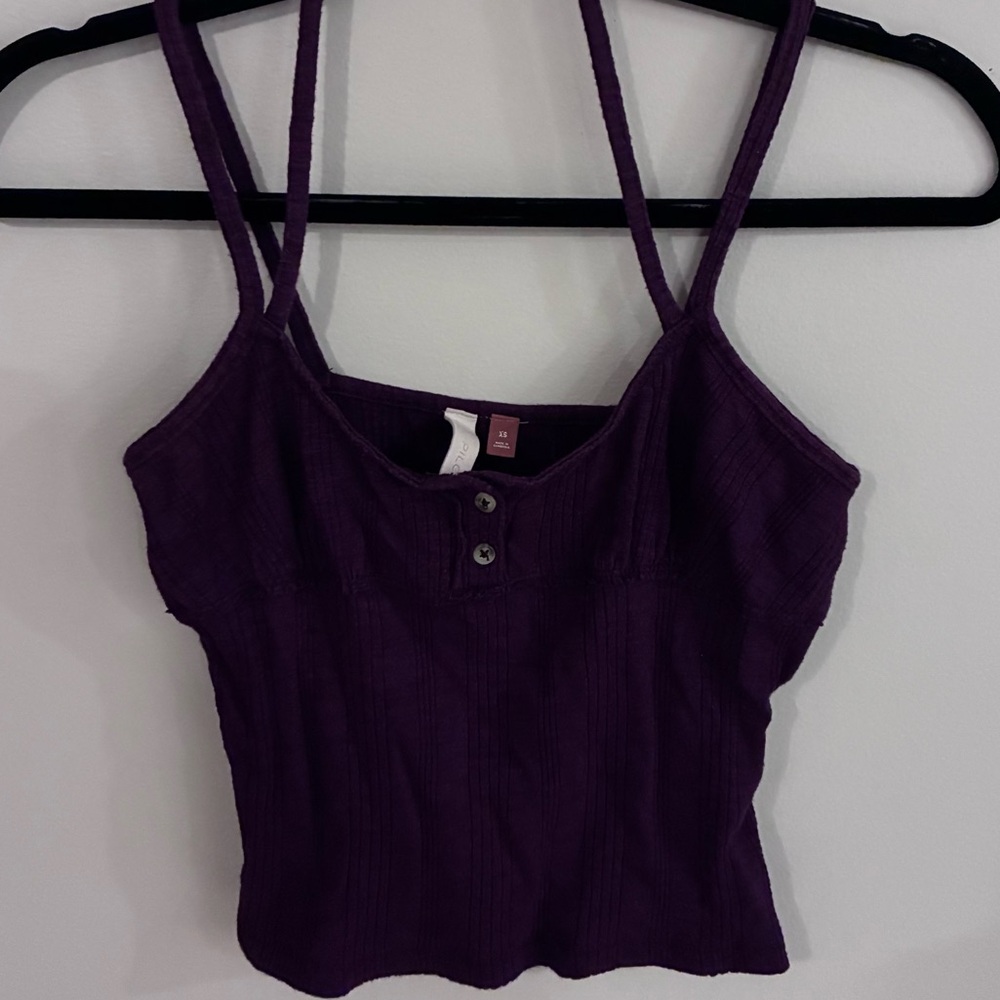 Anthropologie PILCRO Sustainable‎ Henley Tank - Picture 3 of 6